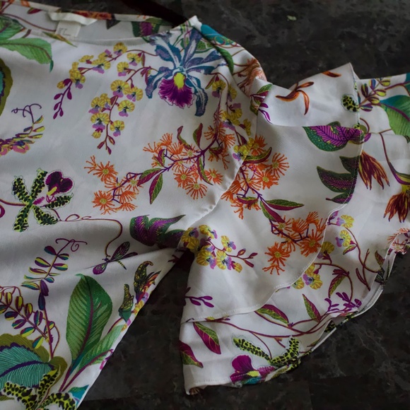 H&M floral blouse (EUR 34/US 4) - Picture 2 of 6